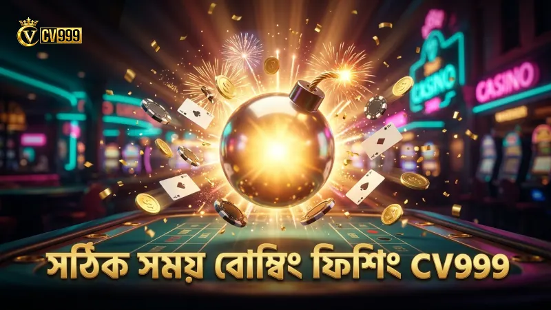 বোম্বিং ফিশিং গেমে বোমা বিস্ফোরণের সঠিক সময় নির্ণয়
