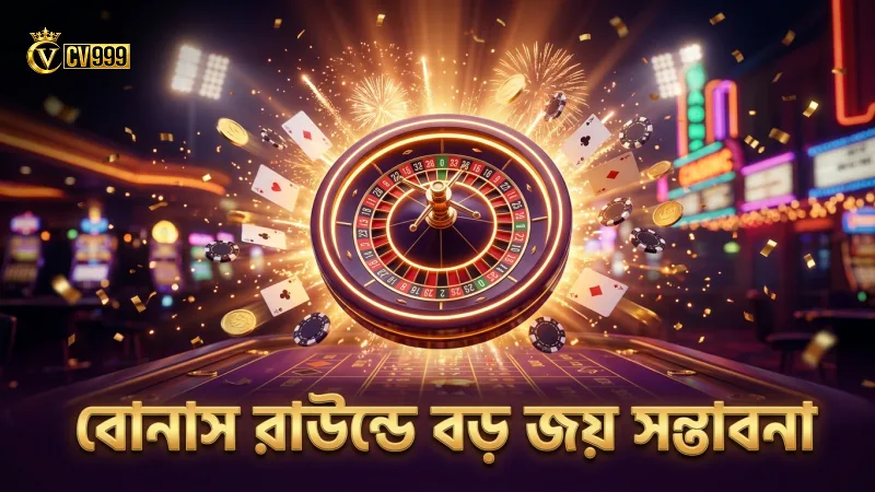 বোনাস রাউন্ডে বড় জয়ের সম্ভাবনা নির্ভর করে গেমের র্যান্ডম মেকানিজমের ওপর।