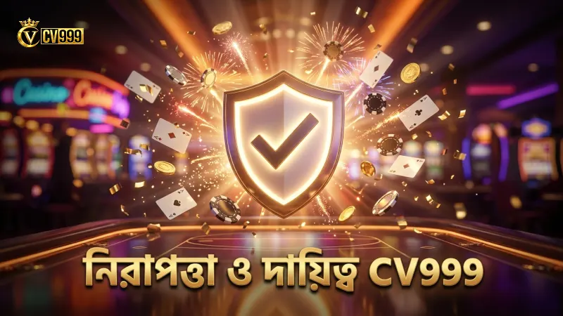 CV999 ক্যাসিনো নিরাপত্তা ও দায়িত্বশীল গেমিং মান বজায় রাখে
