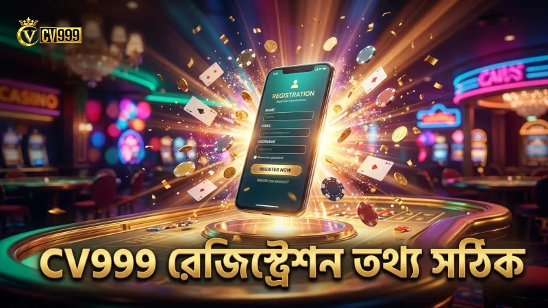 CV999 রেজিস্ট্রেশনের জন্য সঠিক তথ্য প্রদান করুন
