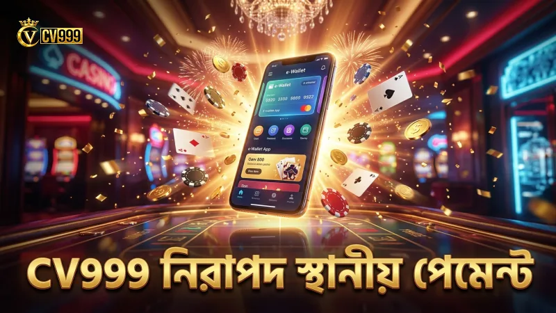 স্থানীয় ব্যাংক ও ই-ওয়ালেট দিয়ে CV999 নিরাপদ উত্তোলন।