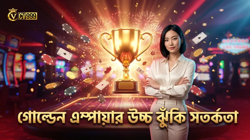 গোল্ডেন এম্পায়ার জ্যাকপটের উচ্চ ভোলাটিলিটি ও সতর্কতা।