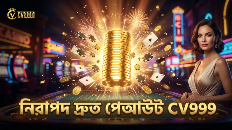 নিরাপদ ও দ্রুত পেআউট CV999 প্ল্যাটফর্মের বড় সুবিধা