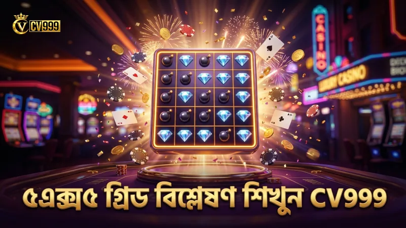 ৫x৫ গ্রিডে মাইন সেটিংস বিশ্লেষণ করে কৌশল শিখুন