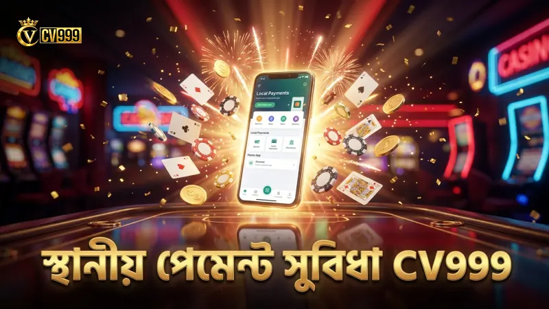 স্থানীয় পেমেন্ট মাধ্যম দ্রুত লেনদেনের সুবিধা দেয় CV999 প্লেয়ারদের