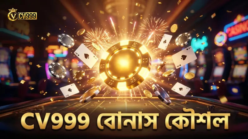CV999 প্ল্যাটফর্মে বোনাস ব্যবহারে সতর্কতা ও কৌশল।