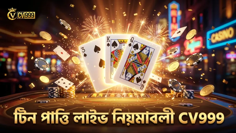 টিন পাত্তি লাইভের মৌলিক নিয়মাবলী ও বাজির ধরন ব্যাখ্যা করে