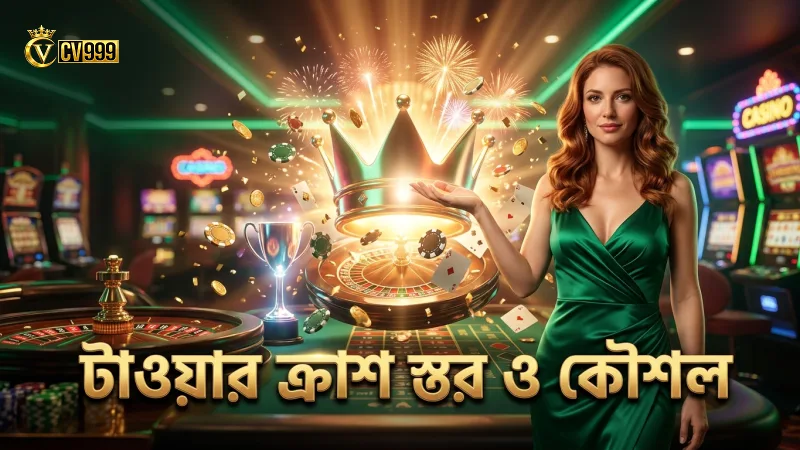টাওয়ার ক্র্যাশে স্তরভিত্তিক ডিফিকাল্টি এবং কৌশলগত পদক্ষেপ