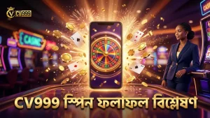 CV999 মোবাইল অ্যাপে স্পিন ফলাফল বিশ্লেষণের চিত্র।